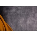 Luxusn&aacute; chesterfield trojmiestna sedačka Modern Barock v tmavosivej farbe so zamatov&yacute;m poťahom 240 cm