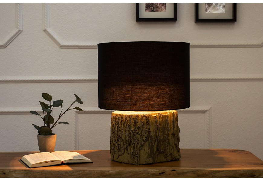 Dizajnov&aacute; origin&aacute;lna stoln&aacute; lampa Tara 40cm čierna