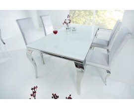 Luxusn&yacute; jed&aacute;lensk&yacute; st&ocirc;l Modern Barock 180 cm biely