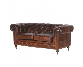 Luxusn&aacute; CHESTERFIELD dvoj sedačka z pravej kože 180cm