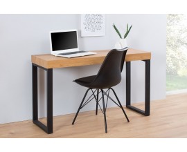 Dizajnov&yacute; modern&yacute; pracovn&yacute; st&ocirc;l 120cm čierna/dub