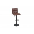 Dizajnov&aacute; barov&aacute; stolička Modena 95-115cm vintage brown