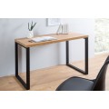 Dizajnov&yacute; modern&yacute; pracovn&yacute; st&ocirc;l 128cm čierna/dub