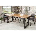 &Scaron;t&yacute;lov&yacute; industri&aacute;lny jed&aacute;lensk&yacute; st&ocirc;l z mas&iacute;vu Steele Craft 200cm