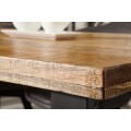 &Scaron;t&yacute;lov&yacute; industri&aacute;lny jed&aacute;lensk&yacute; st&ocirc;l z mas&iacute;vu Steele Craft 200cm