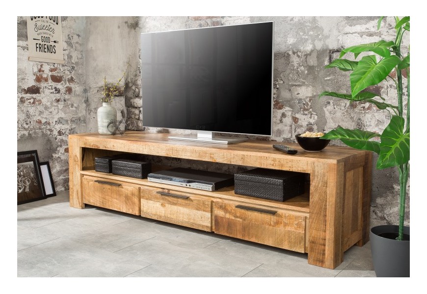 &Scaron;t&yacute;lov&yacute; TV stol&iacute;k z mas&iacute;vu Mango 170cm