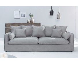 Elegantná štýlová sedačka Heaven sivá