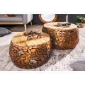 Extravagantn&yacute; set dvoch konferenčn&yacute;ch stol&iacute;kov Riverstone meď