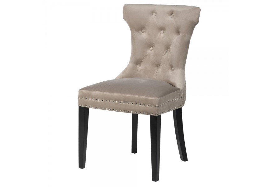 Luxusn&aacute; chesterfield jed&aacute;lensk&aacute; stolička Kilbride II 91cm siv&aacute;