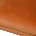 Modern&eacute; oranžov&eacute; kreslo Teracot s čiernou kovovou kon&scaron;trukciou 79cm