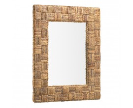 &Scaron;t&yacute;lov&eacute; zrkadlo RATTAN 100x80cm