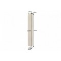 Modern&aacute; stojaca lampa Paris s l&aacute;tkov&yacute;m tienidlom zlatej farby 120cm