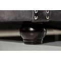 Chesterfield luxusn&aacute; zamatov&aacute; trojsedačka Lobella v sivej farbe 205cm