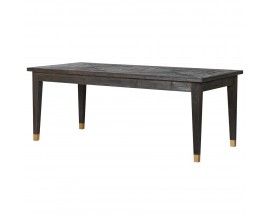 Dizajnov&yacute; čierny jed&aacute;lensk&yacute; st&ocirc;l Ramia 200 cm