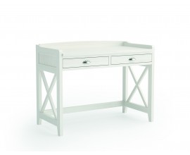 Elegantn&yacute; modern&yacute; kancel&aacute;rsky stol&iacute;k Verona z mas&iacute;vu s dvomi z&aacute;suvkami 110cm