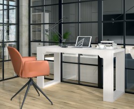Modern&yacute; minimalistick&yacute; kancel&aacute;rsky st&ocirc;l Lyon z mas&iacute;vneho dreva 150cm