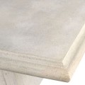 Klasick&yacute; luxusn&yacute; v&yacute;stavn&yacute; stol&iacute;k Antic Rome &scaron;tvorcov&eacute;ho tvaru pieskovej hnedej farby 130cm
