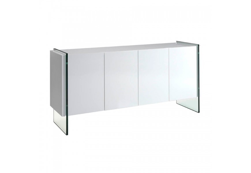 Luxusn&yacute; pr&iacute;born&iacute;k Forma Moderna so sklenen&yacute;mi bočnicami modern&yacute; 170cm