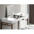 Modern&yacute; toaletn&yacute; st&ocirc;l Forma Moderna siv&yacute; s dreven&yacute;mi nožičkami 120cm