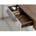 Praktická zásuvka konzolového stolíka Forma Moderna so soft-close mechanizmom uzatvárania