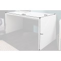 Modern&yacute; dizajnov&yacute; kancel&aacute;rsky p&iacute;sac&iacute; st&ocirc;l Trade 120cm biely