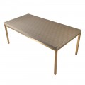 Obdĺžnikov&yacute; Jed&aacute;lensk&yacute; st&ocirc;l Faux Shagreen v zlato zelenej farbe v art deco &scaron;t&yacute;le s kovovou kon&scaron;trukciou 200 cm 