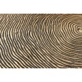 Dizajnov&aacute; art deco sada troch konferenčn&yacute;ch stol&iacute;kov Fabiosa so vzorom letokruhov v zlatej a čiernej farbe 49 cm