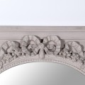 &Scaron;t&yacute;lov&eacute; antick&eacute; obdĺžnikov&eacute; vintage zrkadlo Sani v b&eacute;žovej farbe s dvomi zrkadlami 160 cm