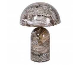 Dizajnov&aacute; mramorov&aacute; emailov&aacute; hned&aacute; stoln&aacute; lampa Namibia s geometrick&yacute;m pologuľovit&yacute;m tienidlom a valcovitou nohou