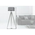 Dizajnov&aacute; stojaca retro lampa Tripod čierna