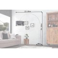 Luxusn&aacute; &scaron;t&yacute;lov&aacute; stojaca lampa Big Bow čierna