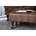 Luxusn&aacute; taburetka Chesterfield Antik Look