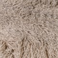 Luxusn&aacute; glamour dvojmiestna obdĺžnikov&aacute; lavica Cloudy s kožu&scaron;inov&yacute;m sedadlom v taupe hnedej farbe a dreven&yacute;mi nohami 170 cm