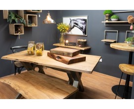 Kolekcia mas&iacute;vneho industri&aacute;lneho n&aacute;bytku Live Edge